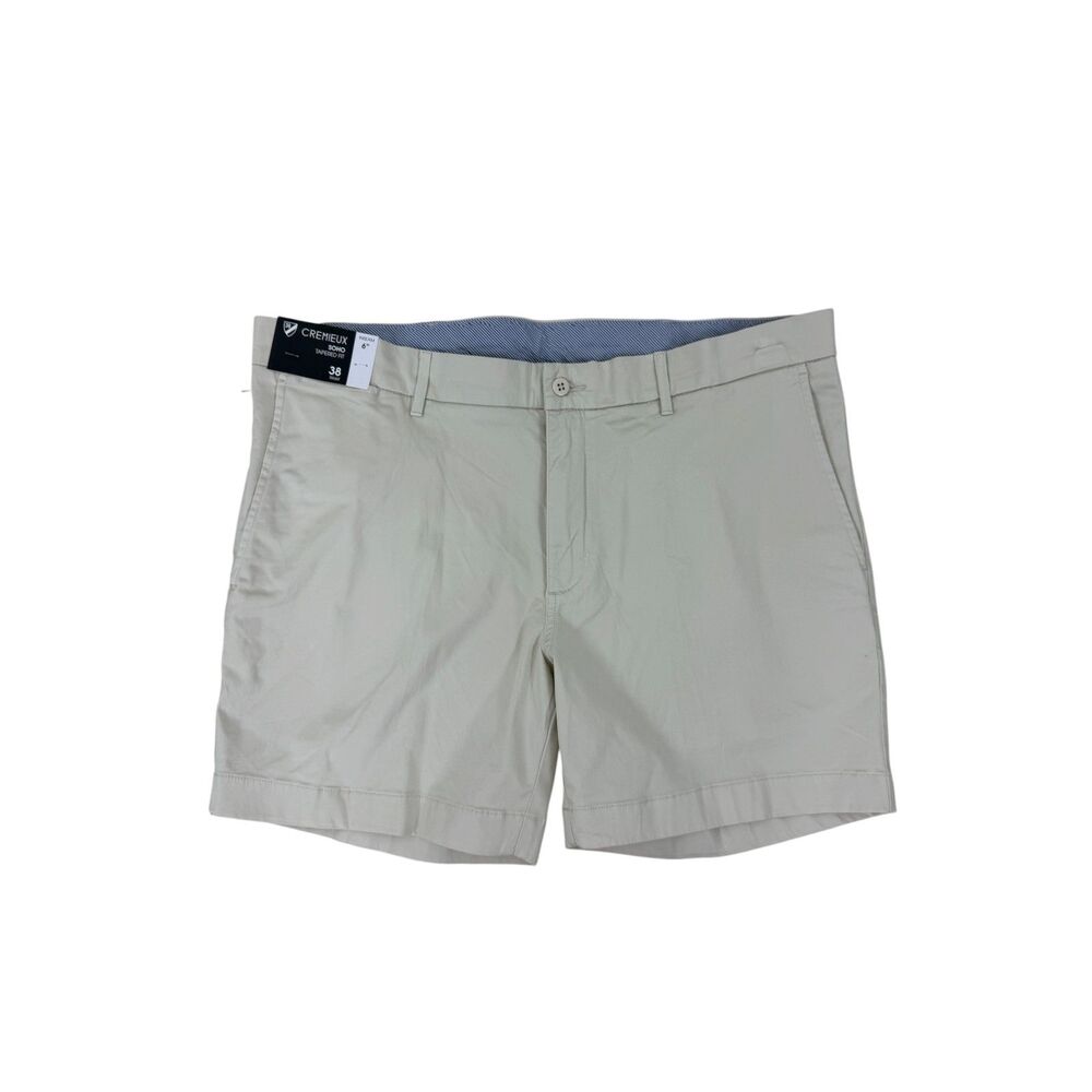 Cremieux Men's Classic Cream Shorts Size 38 NWT Brand New With Tags - Picture 2 of 7